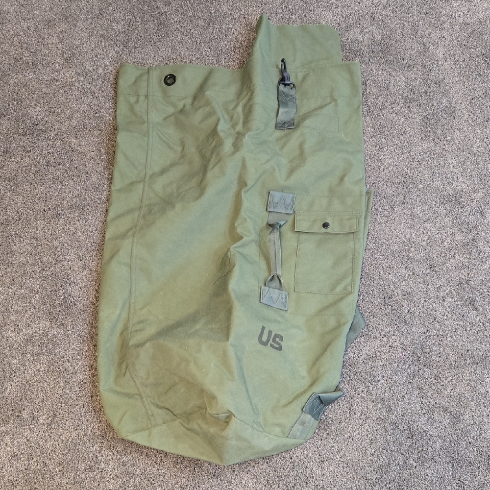 Bag Duffel Green Military Style